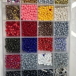 Metallic & Classic Seed Beads Jewelry Kit
